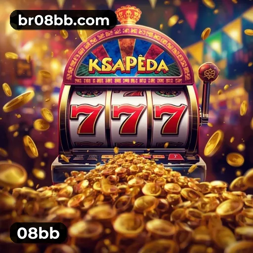 08bb App home screen with mobile slots and casino categories